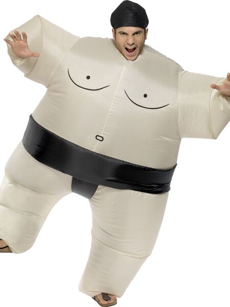 Inflatable Sumo Wrestler Costume - Party Costumes - Shindigs.com.au