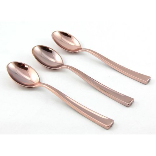 Metallic Rose Gold Spoons Pk12 Alpen