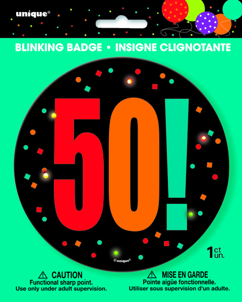 50-birthday-cheer-blinking-badge-pk-1-50th-birthday-party-supplies