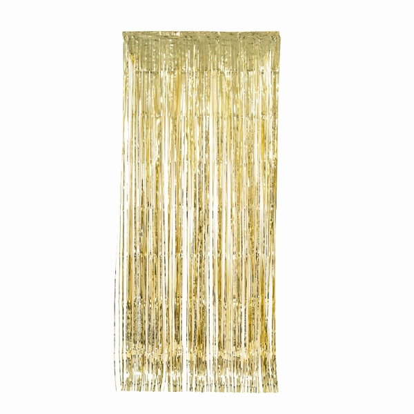 Gold Foil Tinsel Curtain - Buy Online - Shindigs.com.au