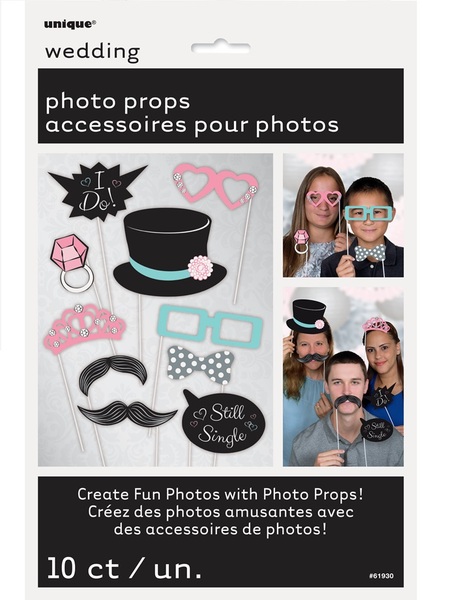 wedding photo booth props australia