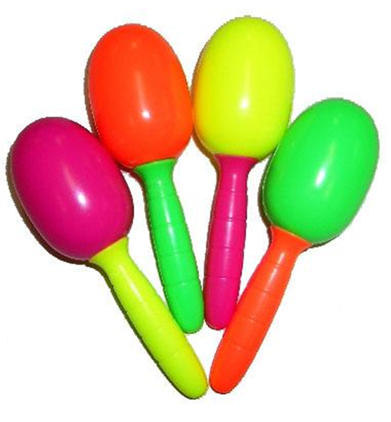 Mini Neon Maracas Party Favours Pk 24 - Party Favours - Buy Online