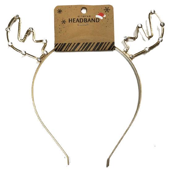 metal antlers headband