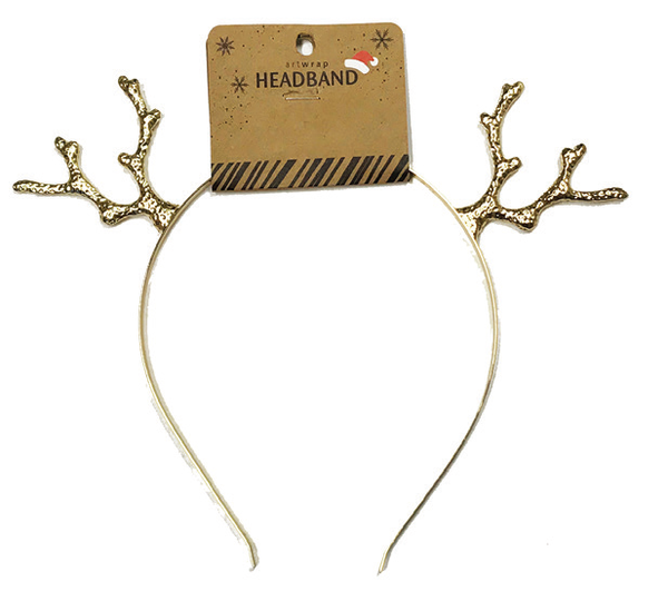 metal antlers headband