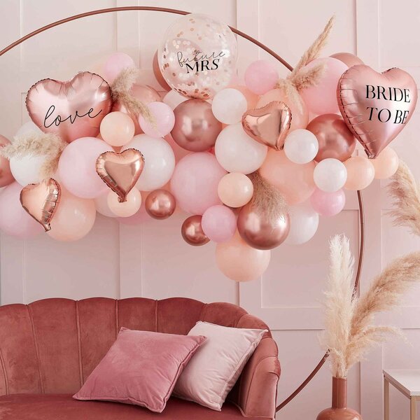 Pink Lavender Peach Balloon Arch, Princess Party Balloon Garland, Pink  Balloon Arch, Baby Shower Decor, Bachelorette Party, Bridal Shower 