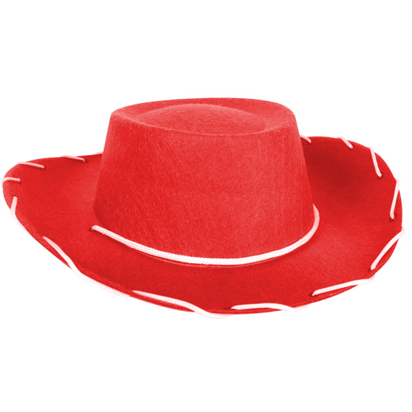 Red Cowboy Hat (Child) Pk 1 - Children's Cowboy Hats - Buy Online