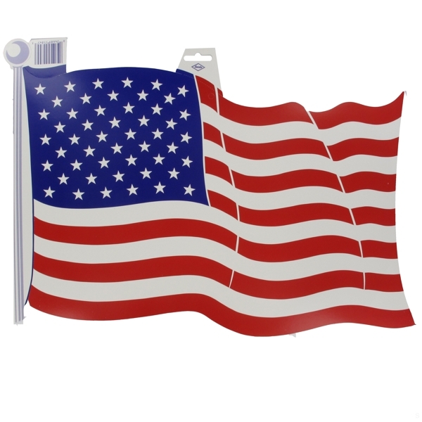 Cutout Flag American 18 inch Pk1 - Beistle