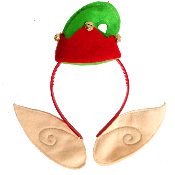 Elf Hat with Ears on Headband Pk 1 | eBay