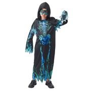 Child Green Skeleton Costume