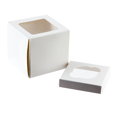 White Single Cupcake Box (Pk 100)