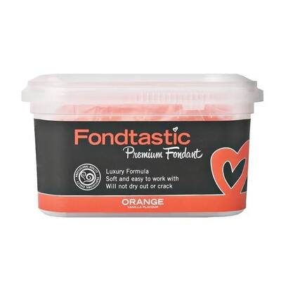 Fondtastic Premium Fondant Icing Orange 250g