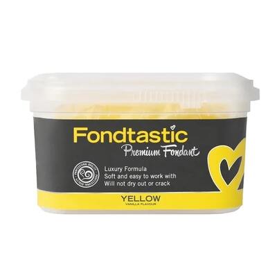 Fondtastic Premium Fondant Icing Yellow 250g