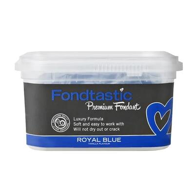 Fondtastic Premium Fondant Icing Royal Blue 250g