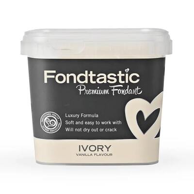 Fondtastic Premium Fondant Icing Ivory 1kg