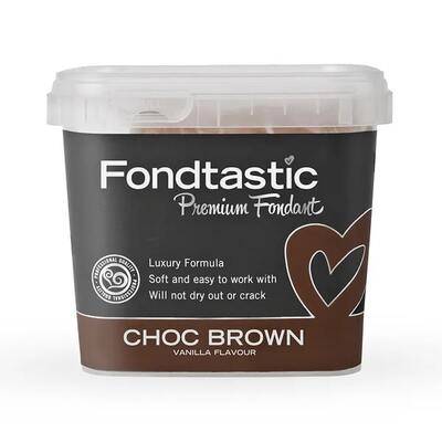 Fondtastic Premium Fondant Icing Choc Brown 1kg