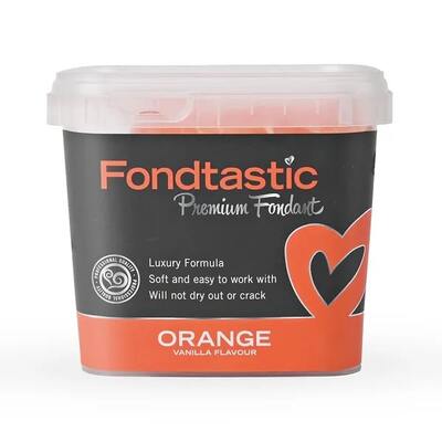 Fondtastic Premium Fondant Icing Orange 1kg