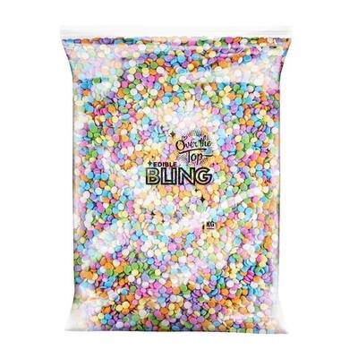 Edible Bling Pastel Sequins Mix Cake Sprinkles 1kg