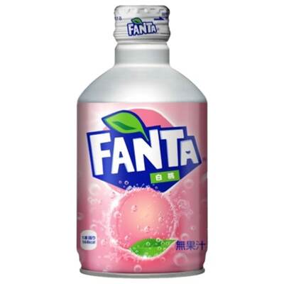 Fanta White Peach Soft Drink Bottle 300ml Pk 1
