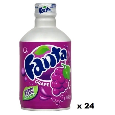 Fanta Grape Soft Drink Bottle 300ml Pk 24