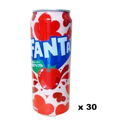 Fanta Red Apple Soda Soft Drink Can 250ml Pk 30