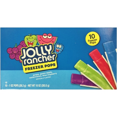 Jolly Rancher Fruity Freezer Pops Pk 10