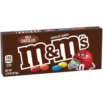 M & M's Milk Chocolate Candies Theatre Box 88g