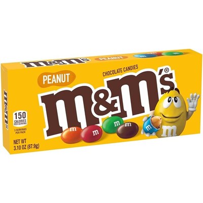 M & M's Peanut Chocolate Candies Theatre Box 88g