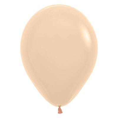 Pastel Matte Malibu Peach 12cm 5in Latex Balloons Pk 50