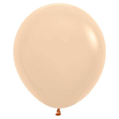 Pastel Matte Malibu Peach 45cm 18in Latex Balloons Pk 6