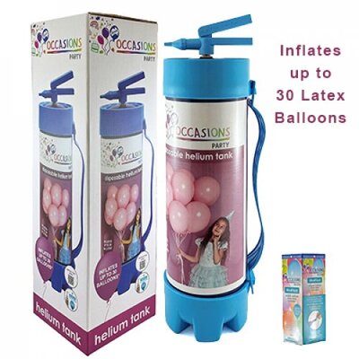 Disposable Helium Tank & XtraFloat - 30 Balloon size