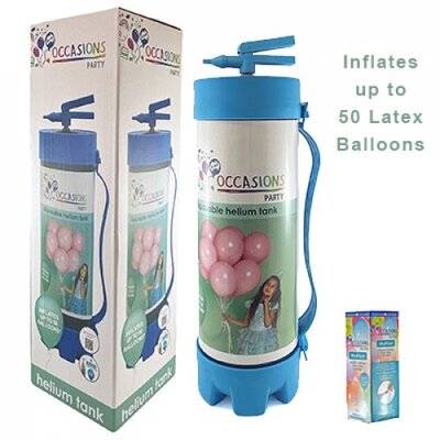 Disposable Helium Tank & XtraFloat - 50 Balloon size