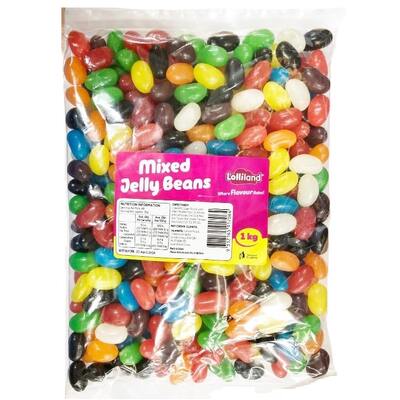 Large Mixed Jelly Beans Lollies 1kg