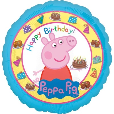 Foil Peppa Pig Birthday Cake Balloon