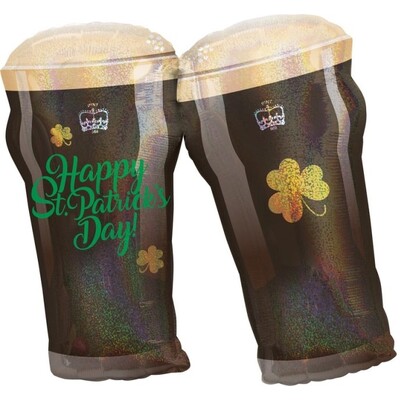 St Patricks Day Guinness Beer Foil Supershape Balloon