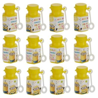 Despicable Me 3 Minions Mini Bubbles Party Favours Pk 12