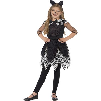 Halloween Midnight Cat Child Costume (Small, 4-6 Years) Pk 1