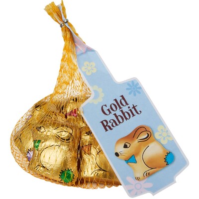 Gold Milk Chocolate Mini Easter Bunny Rabbits 70gm Pk 1