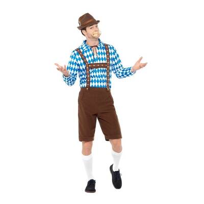 Adult Oktoberfest Bavarian Beer Man Costume X Large