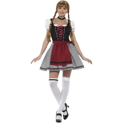 Adult Flirty Fraulein Oktoberfest Costume Dress Small