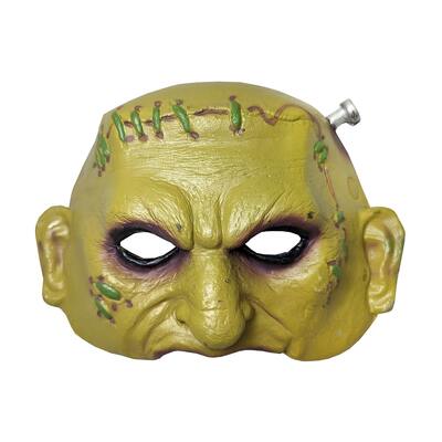 Green Frankensteins Monster Ogre Half Face Mask Halloween