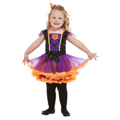 Toddler Pumpkin Witch Halloween Costume (1-2 Yrs) Pk 1