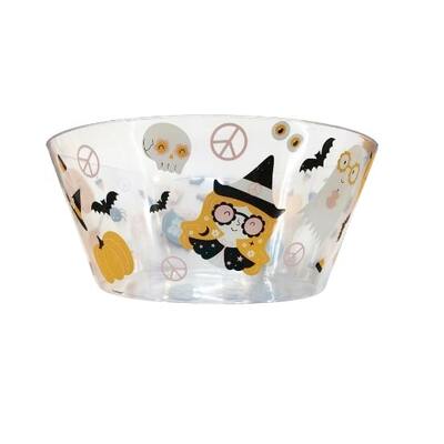 Groovy Halloween Plastic Serving Bowl 25cm