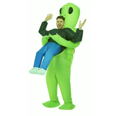 Adult Inflatable Alien Abduction Costume One Size