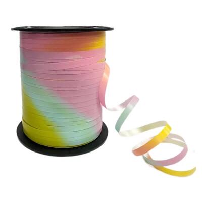 Ombre Pastel Rainbow Curling Ribbon 228m