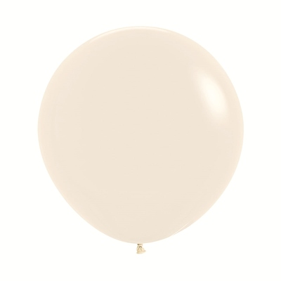 Pick-A-Bunch Pastel Dusk Cream 60cm Latex Balloons Pk 2 