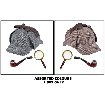 Child Detective 3 Piece Costume Set Assorted Colours