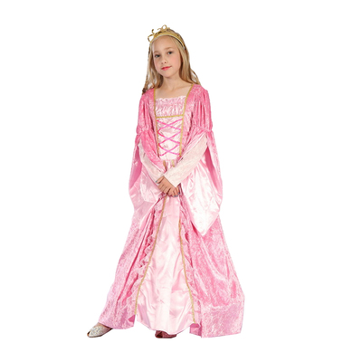 Child Deluxe Pink Princess Costume (Medium, 120-130cm)