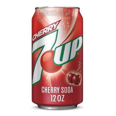 7 Up Cherry Soda Soft Drink Can 355ml Pk 1