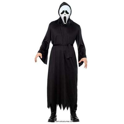 Adult Screaming Ghost Halloween Costume Mens X Large