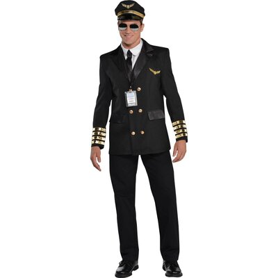 Adult Captain Wingman Pilot Costume (Medium)